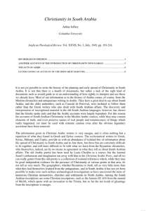 Letter Giving an Account of the Himyarite Martyrs by Simeon Bishop of the Persian Christians
